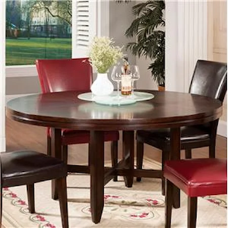 62" Round Contemporary Dining Table